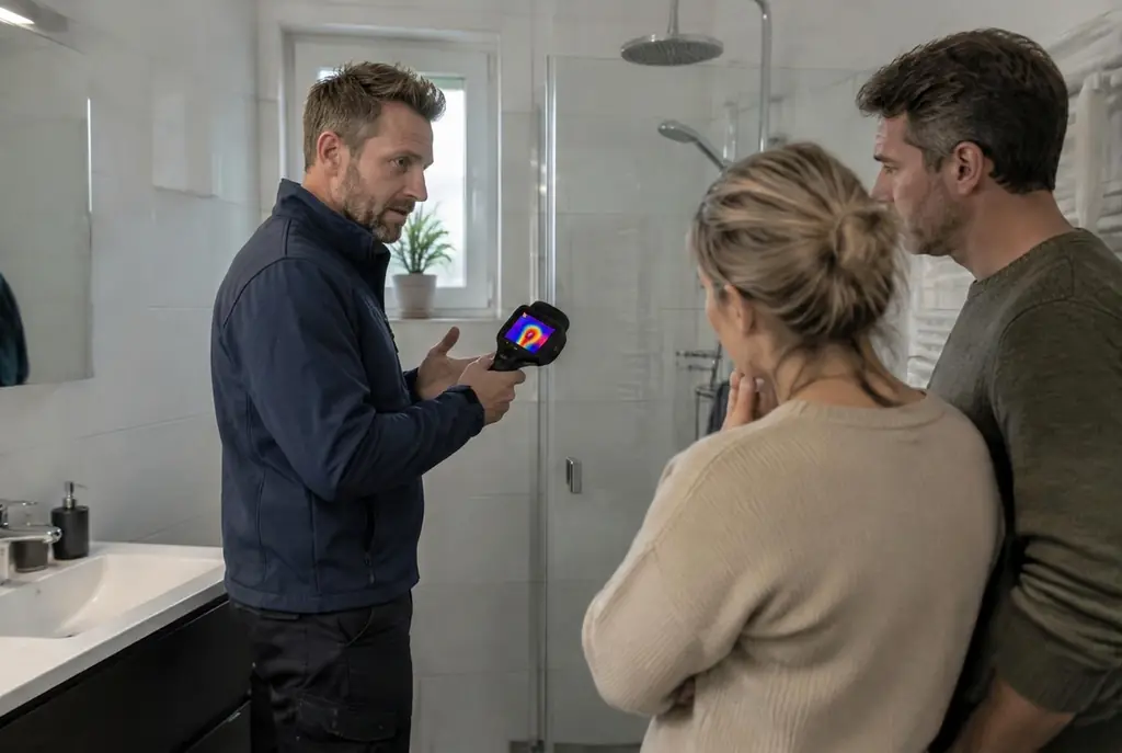 Lekdetectie Boxtel – specialist legt bevindingen uit aan bewoner